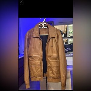 Harmony et blaine leather coat